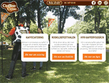 Tablet Screenshot of coffeecow.se